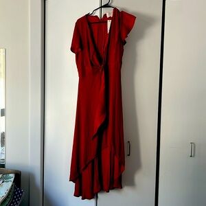Beautiful brand new red dress from Francesca’s size M